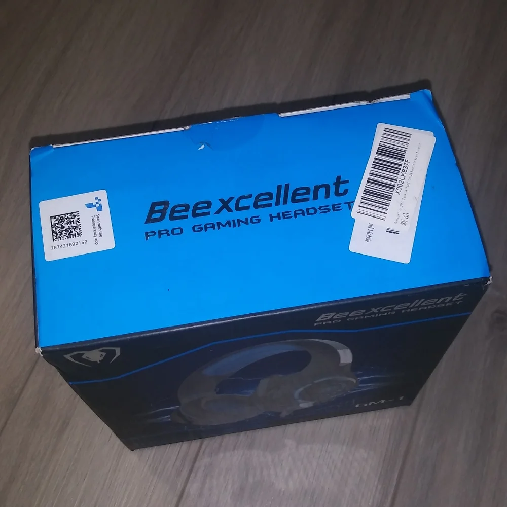 NWT Pro Gaming Headset by Bee xcellent - GM1 - Blue